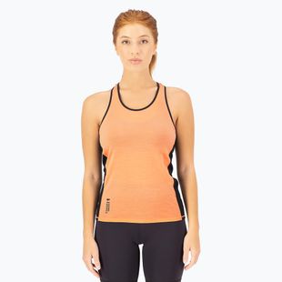 Damen Funktionsshirt Mons Royale Bella Merino Tank punch/schwarz