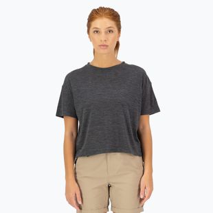 Damen Thermo-T-Shirt Mons Royale Zephyr Tencel Boxy smoke