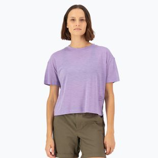 Thermisches Damen-T-Shirt Mons Royale Zephyr Tencel Boxy lupin