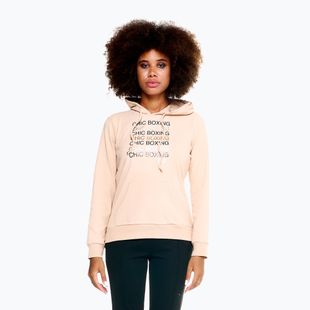 Damen Sweatshirt LEONE 1947 Chic Boxing Hoody beige