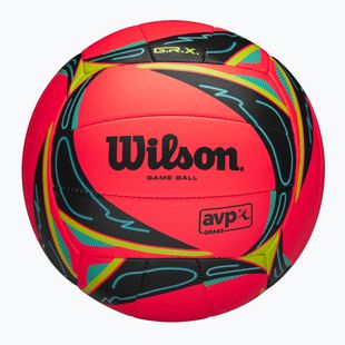 Volleyball Beach / Rasen Wilson AVP GRX Grass Game Ball red Größe 5