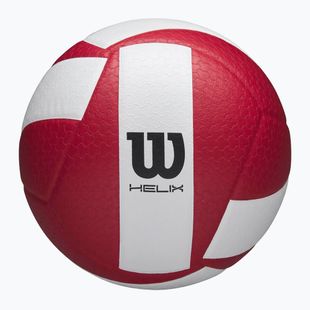 Volleyball Wilson Helix Game Ball red/white Größe 5