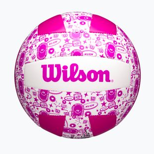Volleyball Wilson Stamp purple/white Größe 5