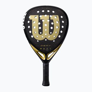 Padelschläger Wilson Defy V1 black/ gold