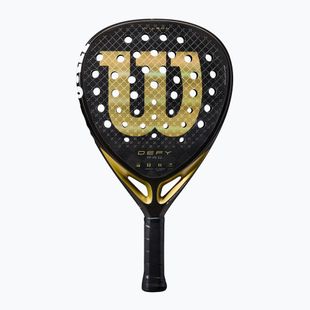 Padelschläger Wilson Defy Pro V1 black/ gold