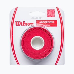 Overgrips für Tennisschläger Wilson Absorbx Overgrip 3er-Pack red/white