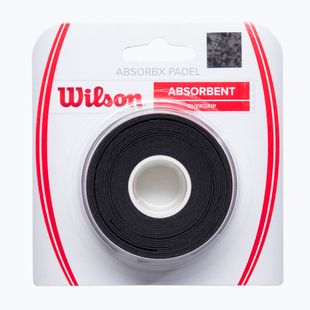Griffbänder für Padel-Schläger Wilson Absorbx Overgrip Padel 3 Stück black