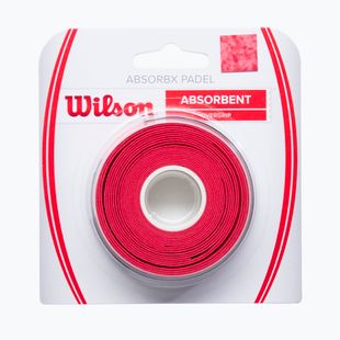 Overgrips für Padel-Schläger Wilson Absorbx Overgrip Padel 3 Stück red