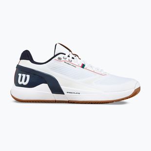 Herren-Tennisschuhe Wilson Rush Pro 5 Clay white/navy blazer/gum
