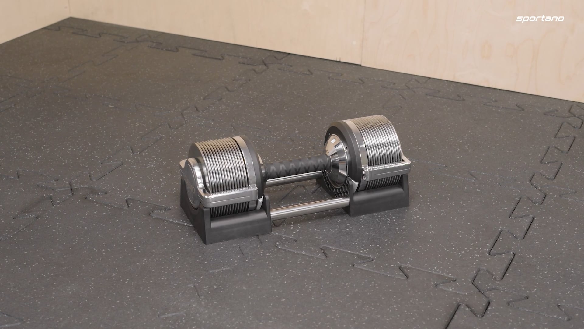 Verstellbare Kurzhantel TREXO TRX-AD32C 3-32 kg Silber