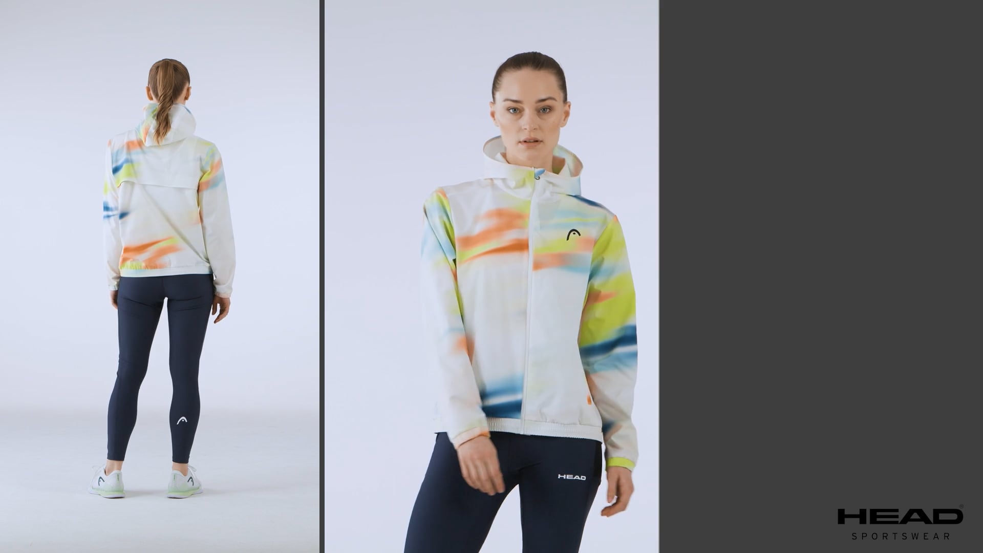 Tennisjacke Damen HEAD Blur W printed
