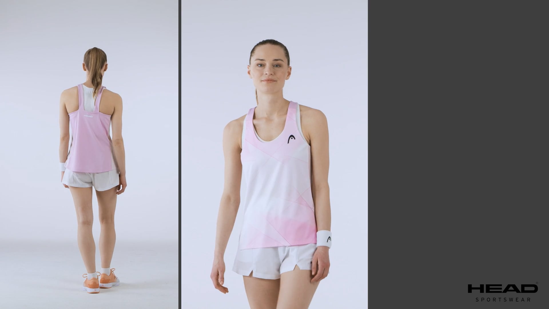 Tennis Tank Top  Damen HEAD Spirit Tank Top print vision w/alight lilac