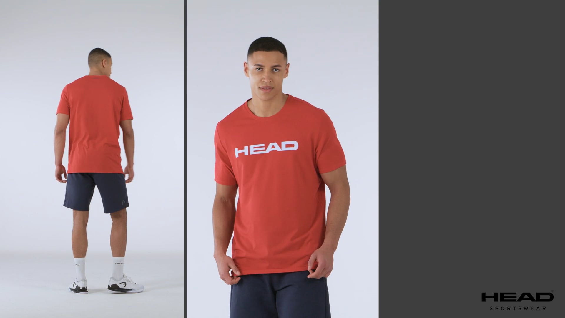 Tennis-Shirt Herren HEAD Club Original red
