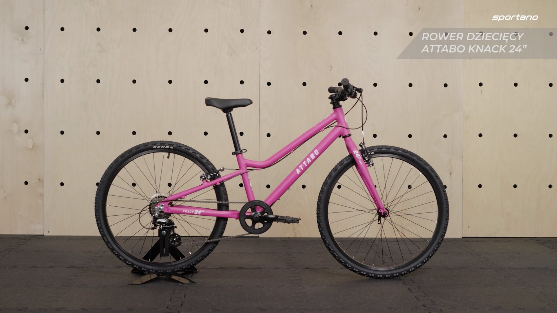 Kinderfahrrad ATTABO KNACK 24" rosa