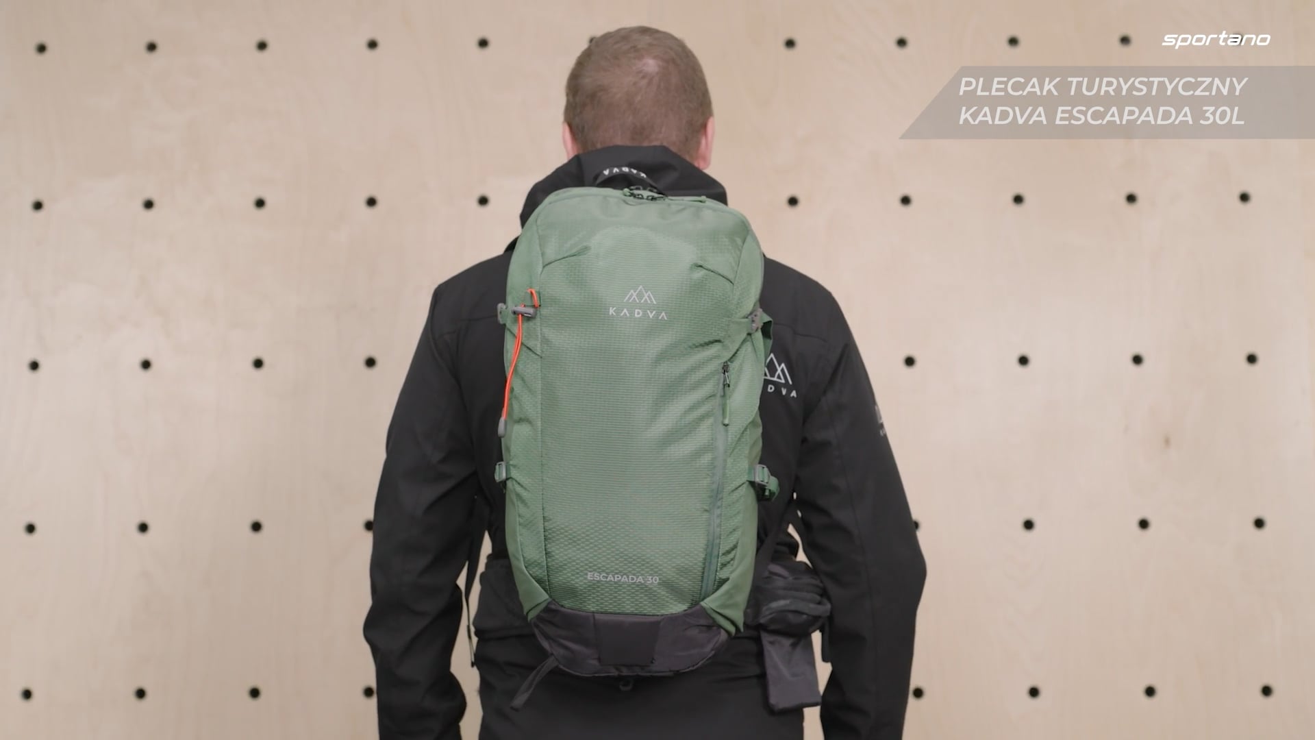 KADVA Escapada 30 l Wanderrucksack schwarz