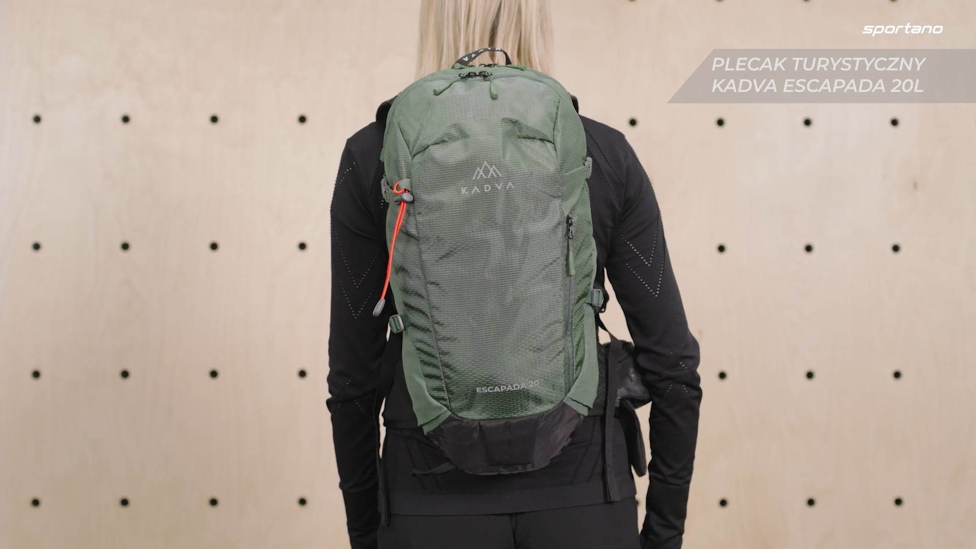 KADVA Escapada 20 l Wanderrucksack schwarz