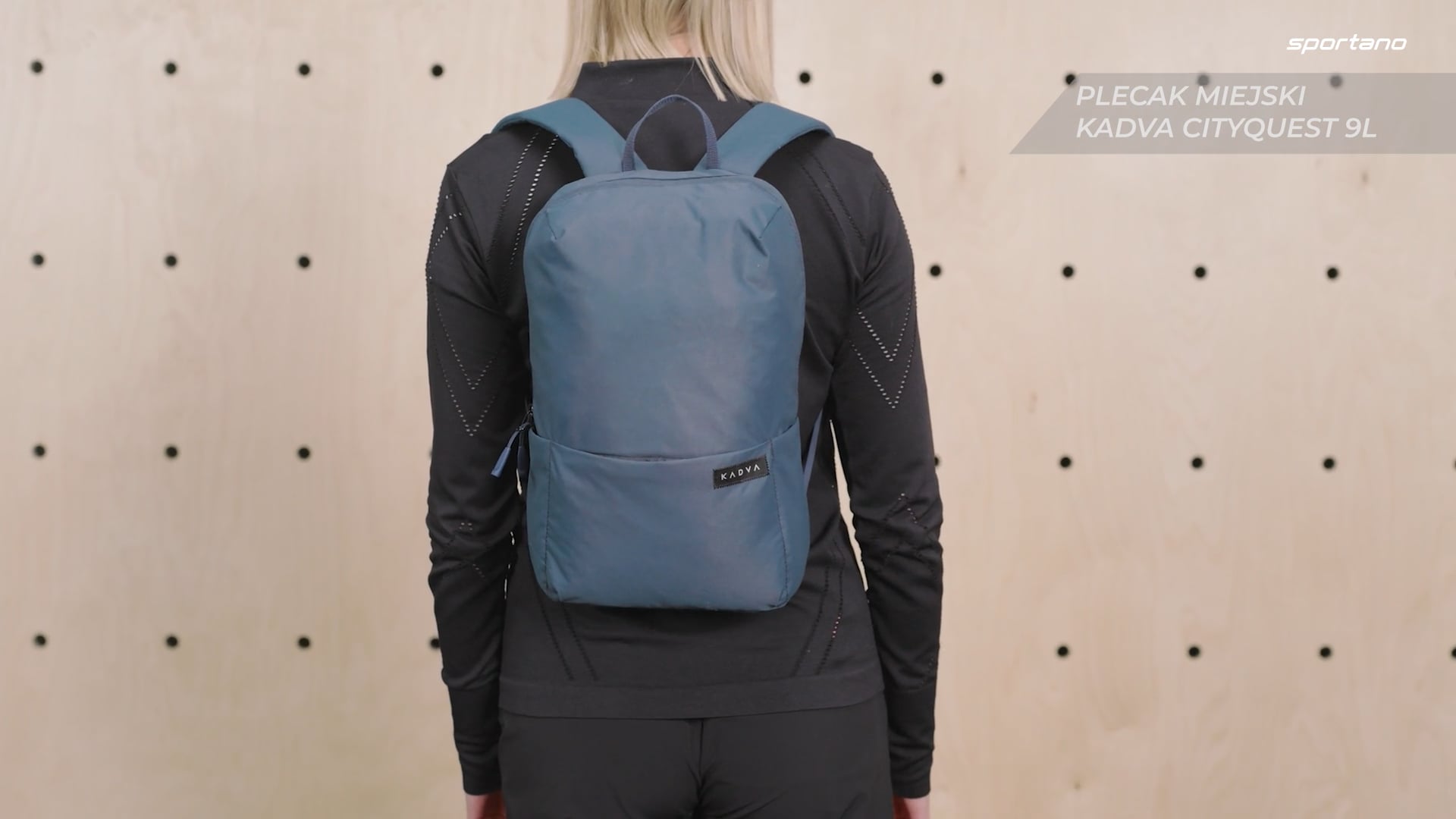 KADVA CityQuest 9 l grüner Stadtrucksack
