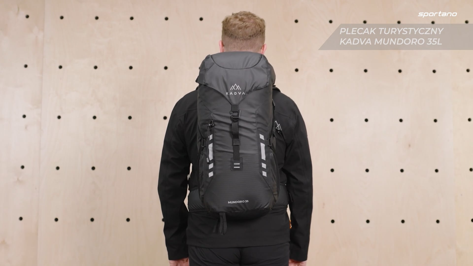 KADVA Mundoro 35 l Wanderrucksack schwarz