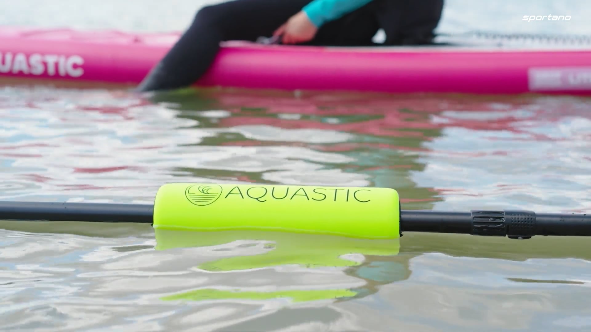 SUP-Paddel-Schwimmer AQUASTIC AQS-B5I042-RD Rot