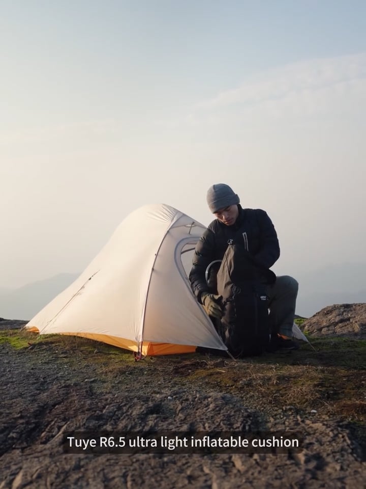 Matte Naturehike Tuye R 6.5 carbon silver