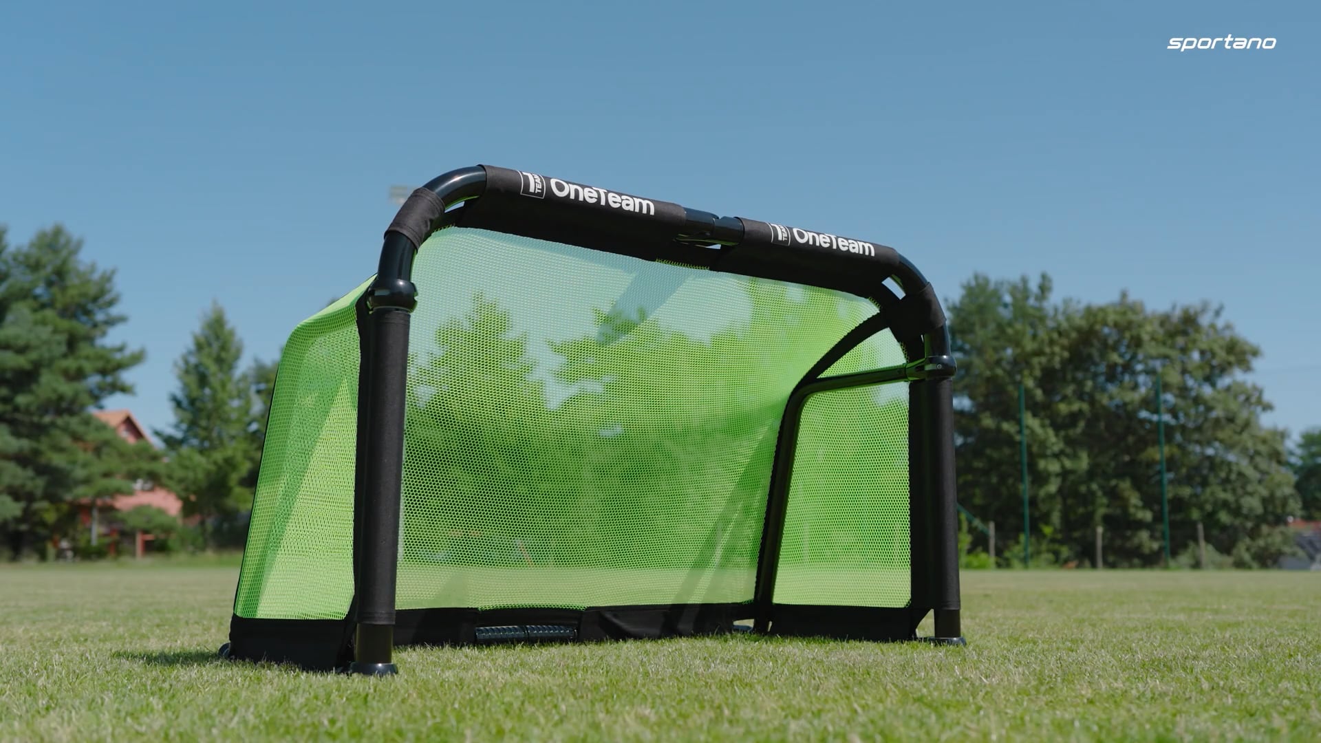 Fußballtor OneTeam Swiftgoal 120 x 70 cm black/green