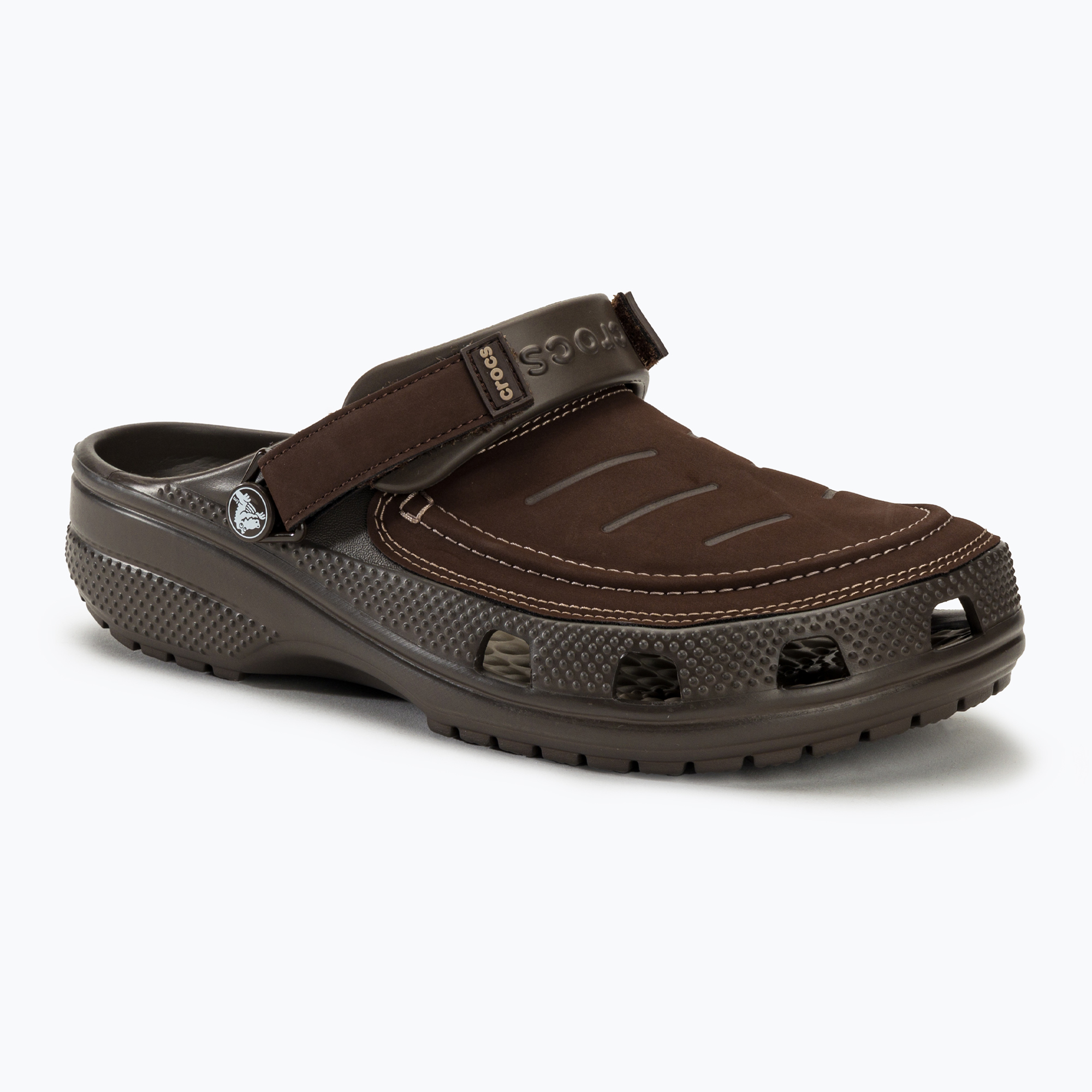 Herren Crocs Yukon Vista II LR Clog Espresso/Pilz Pantoletten (Yukon Vista II LR Clog 207689-23D)