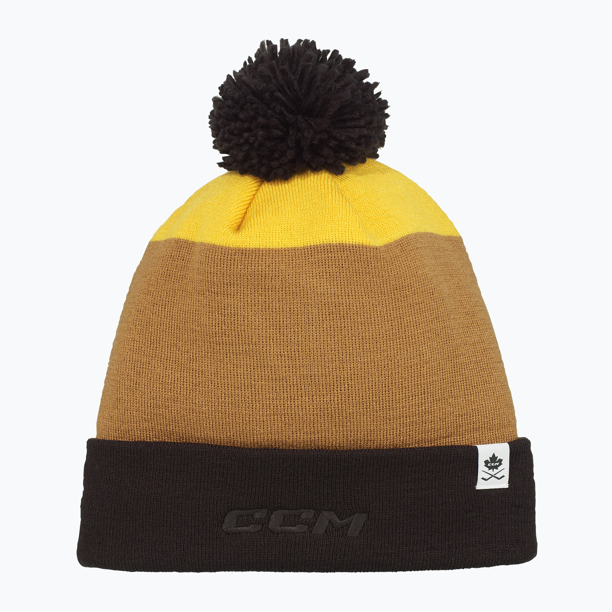 CCM Pom Knit Wintermütze schwarz (Pom Knit HPM26A-SR)
