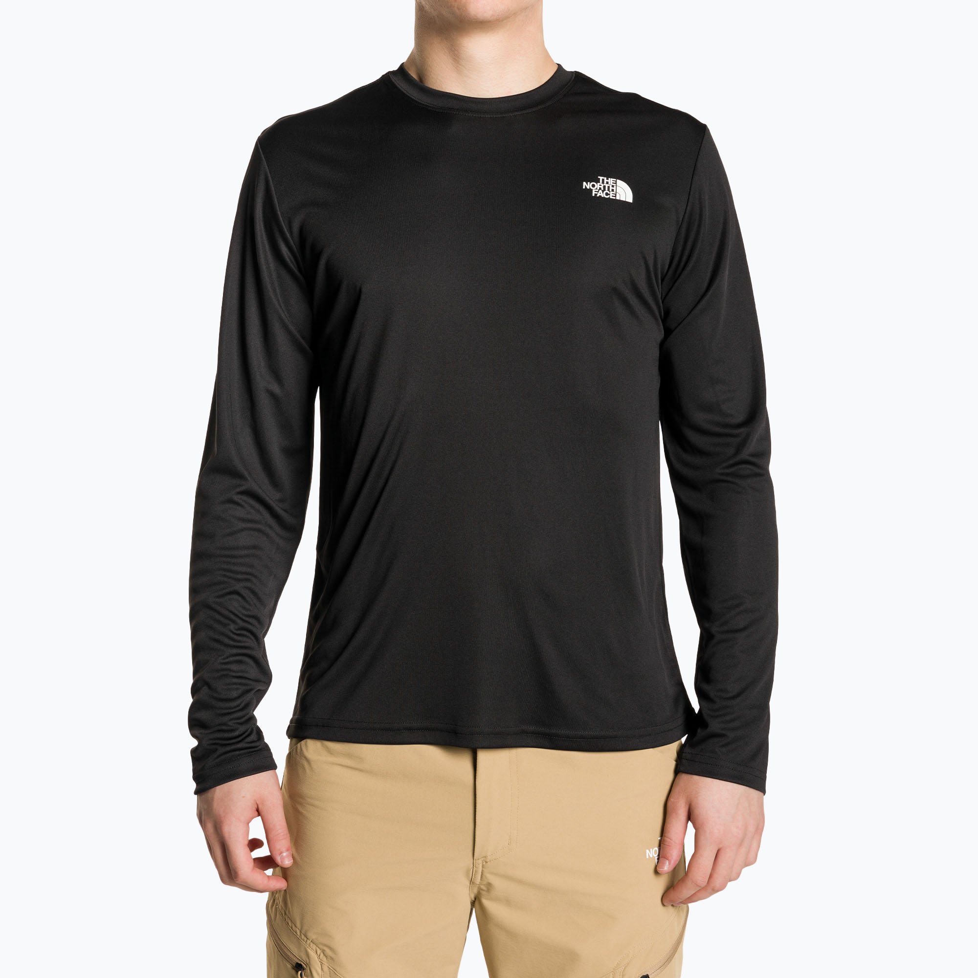 Herren Trainings-Longsleeve The North Face Reaxion Amp Crew schwarz (Reaxion Amp Crew NF0A2UADJK31)