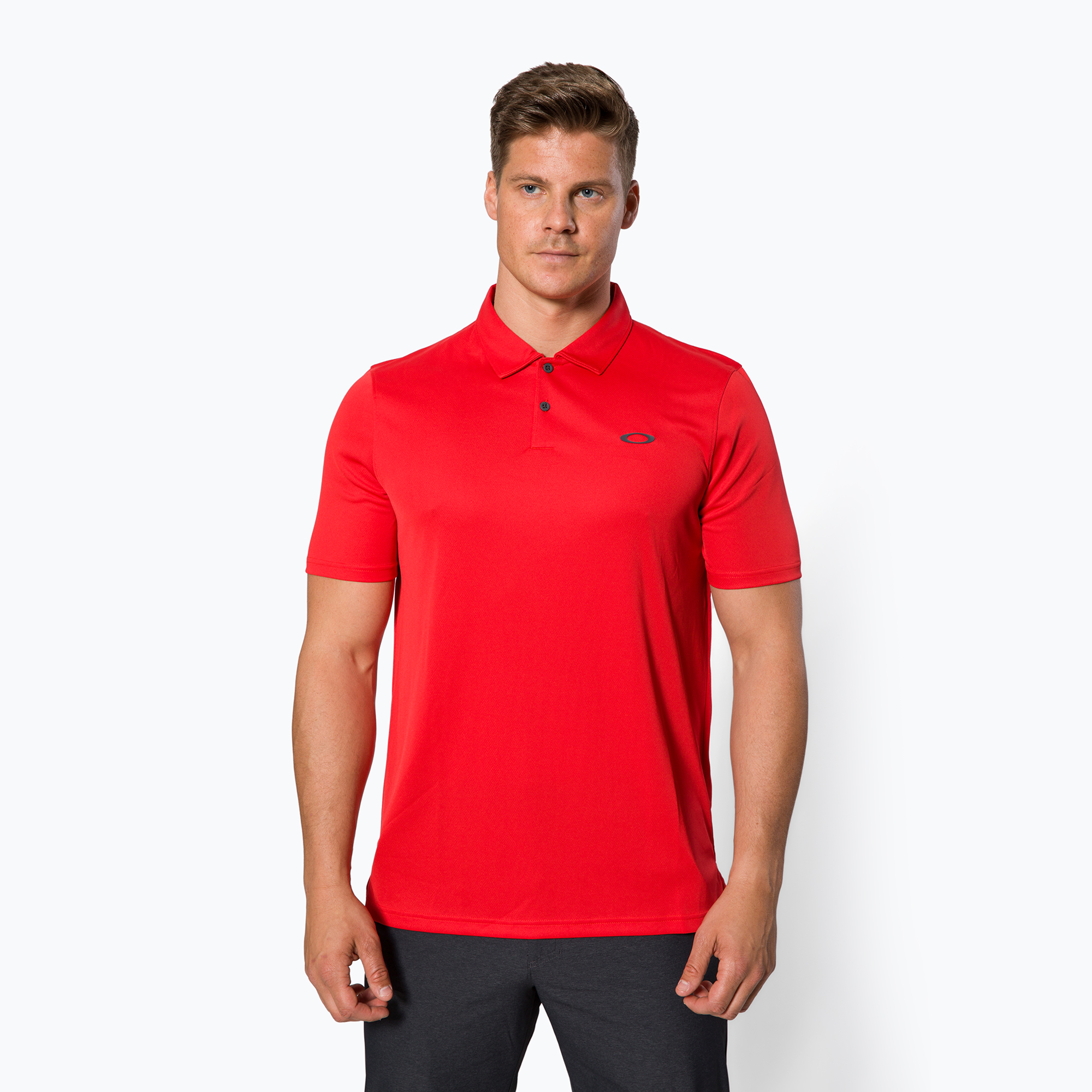 Herren Oakley Icon TN Protect RC Poloshirt rot FOA401918 (Icon TN Protect RC FOA401918)