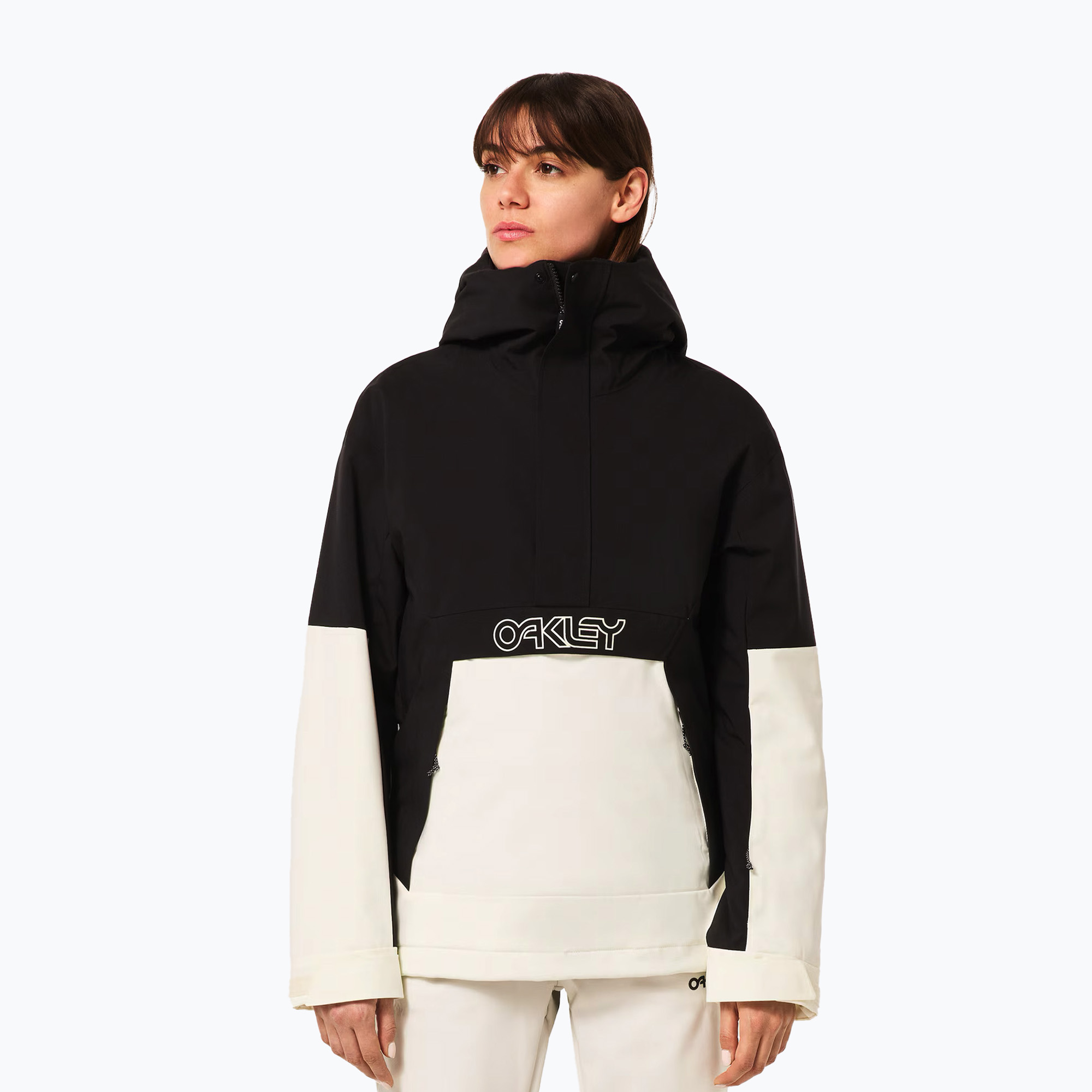 Snowboard Jacke Damen Oakley WMNS TNP TBT Isulated Anorak arctic white/blackout (WMNS TNP TBT Isulated Anorak FOA500471)