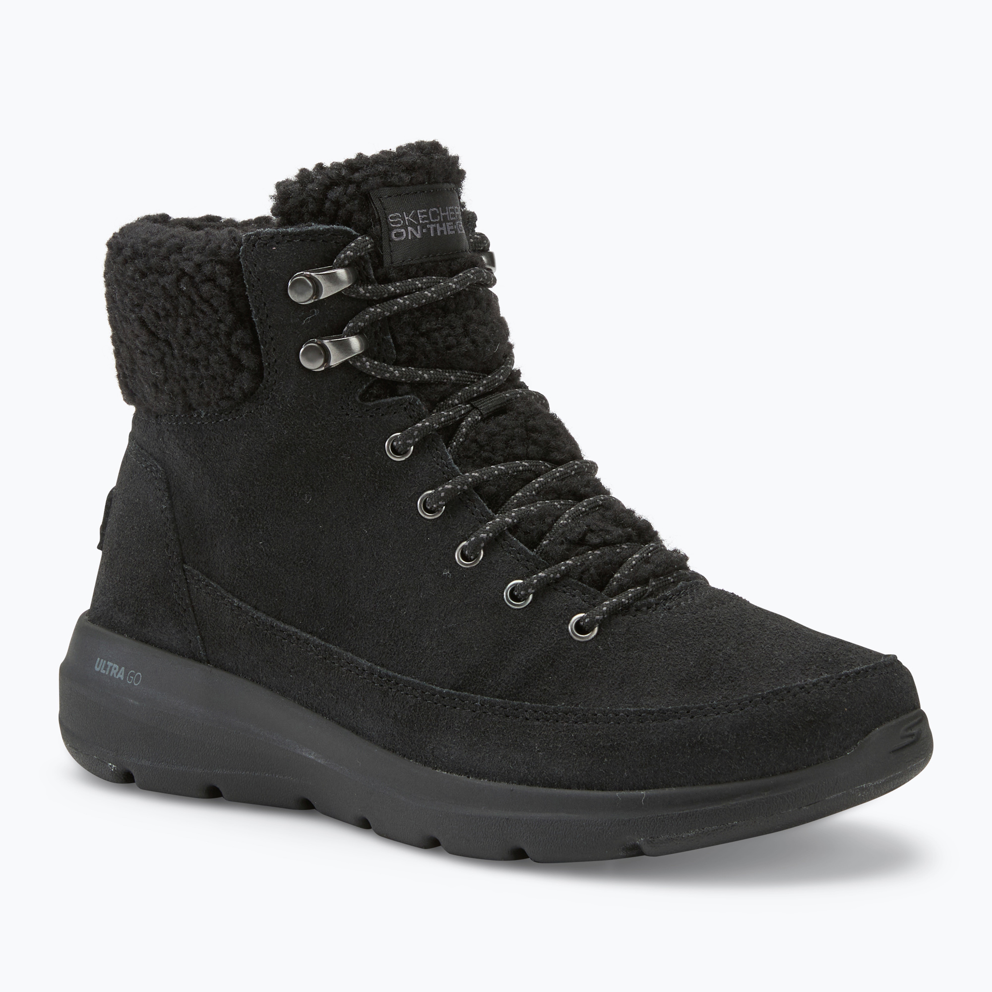 SKECHERS On The Go Glacial Ultra Woodlands Damen Schuhe schwarz (On The Go Glacial Ultra Woodlands 16677 BBK)