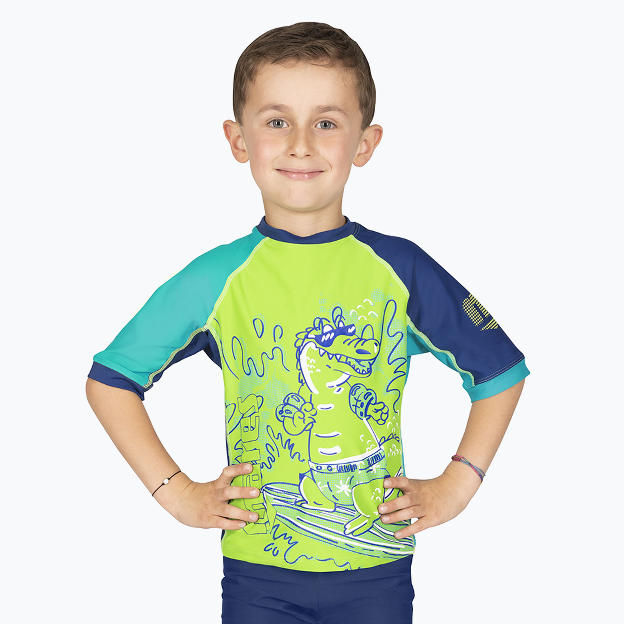 Mares Rashguard Shield Kind schwimmen Shirt Kalk (Rashguard Shield Kid 412464)