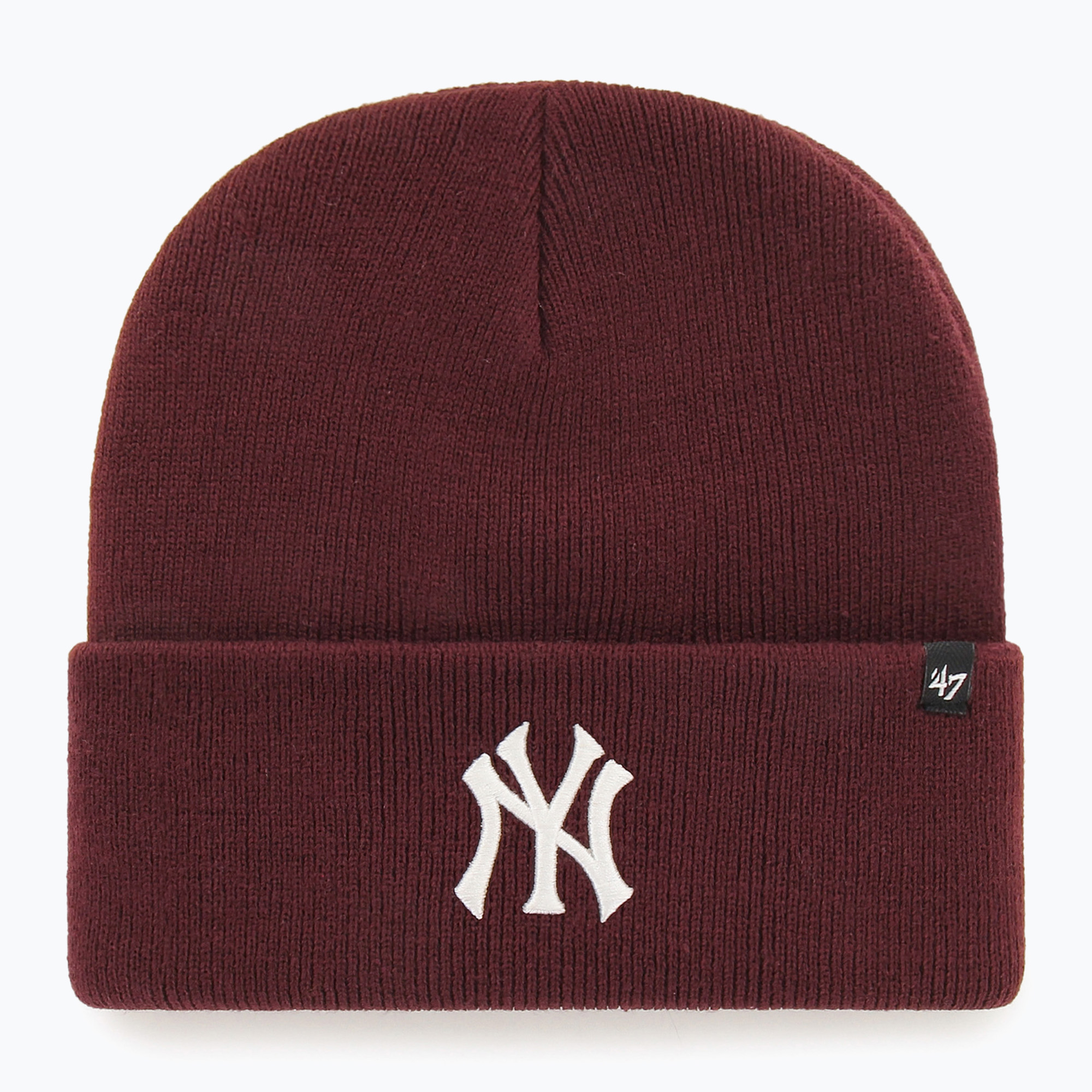 Wintermütze 47 Brand MLB New York Yankees Haymaker dark maroon
