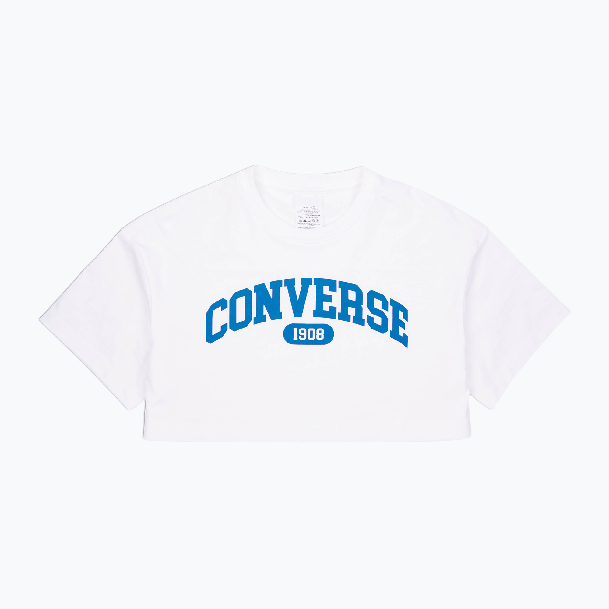 Damen Converse Sporty Cropped Top 10027253-A03 weiß (Sporty Cropped 10027253)