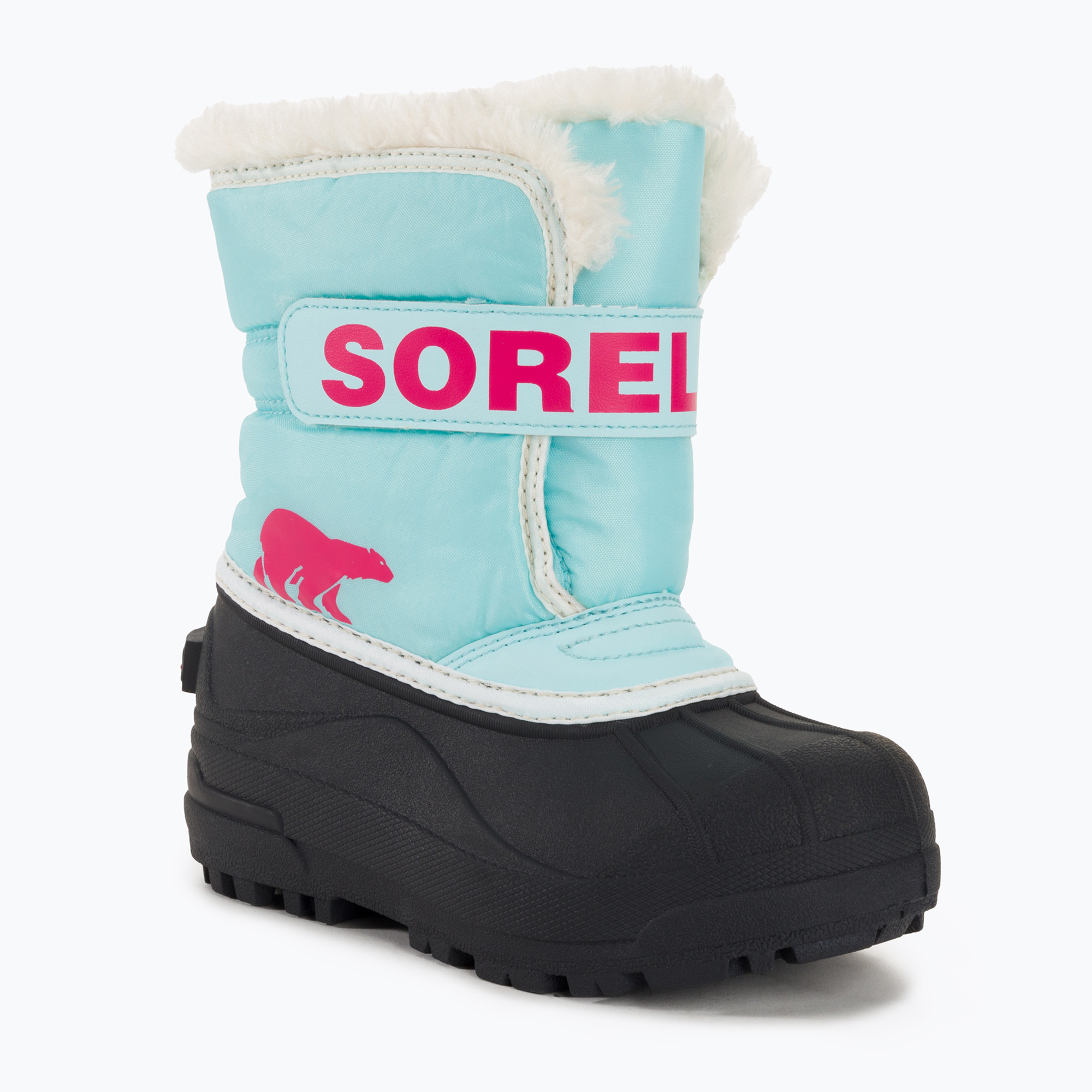 Sorel Snow Commander Junior Schneestiefel ocean surf/cactus rosa (Snow Commander 1869561428)