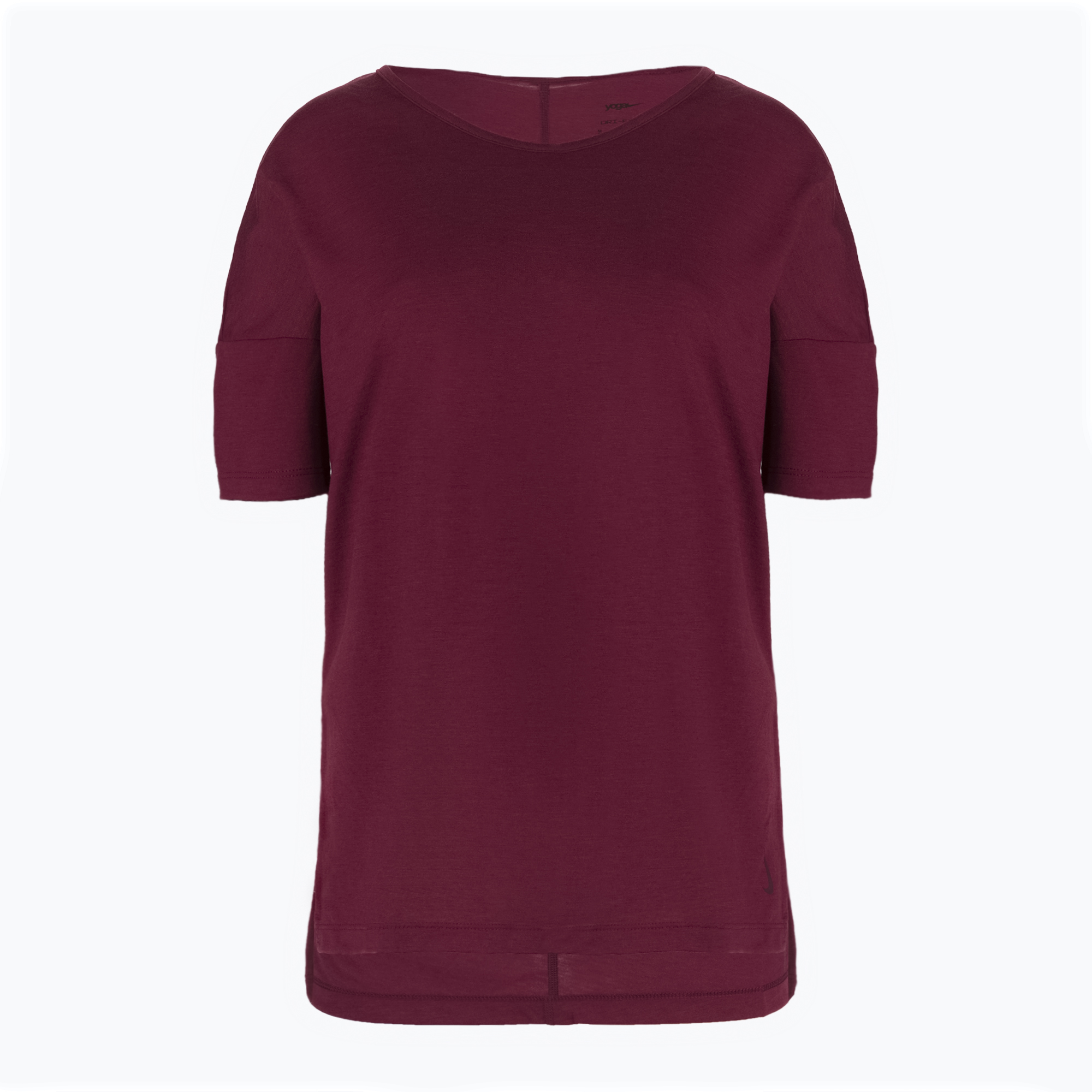 Damen Trainings-T-Shirt Nike Layer Top rot CJ9326-638 (NY Dri-Fit Layer Top CJ9326)