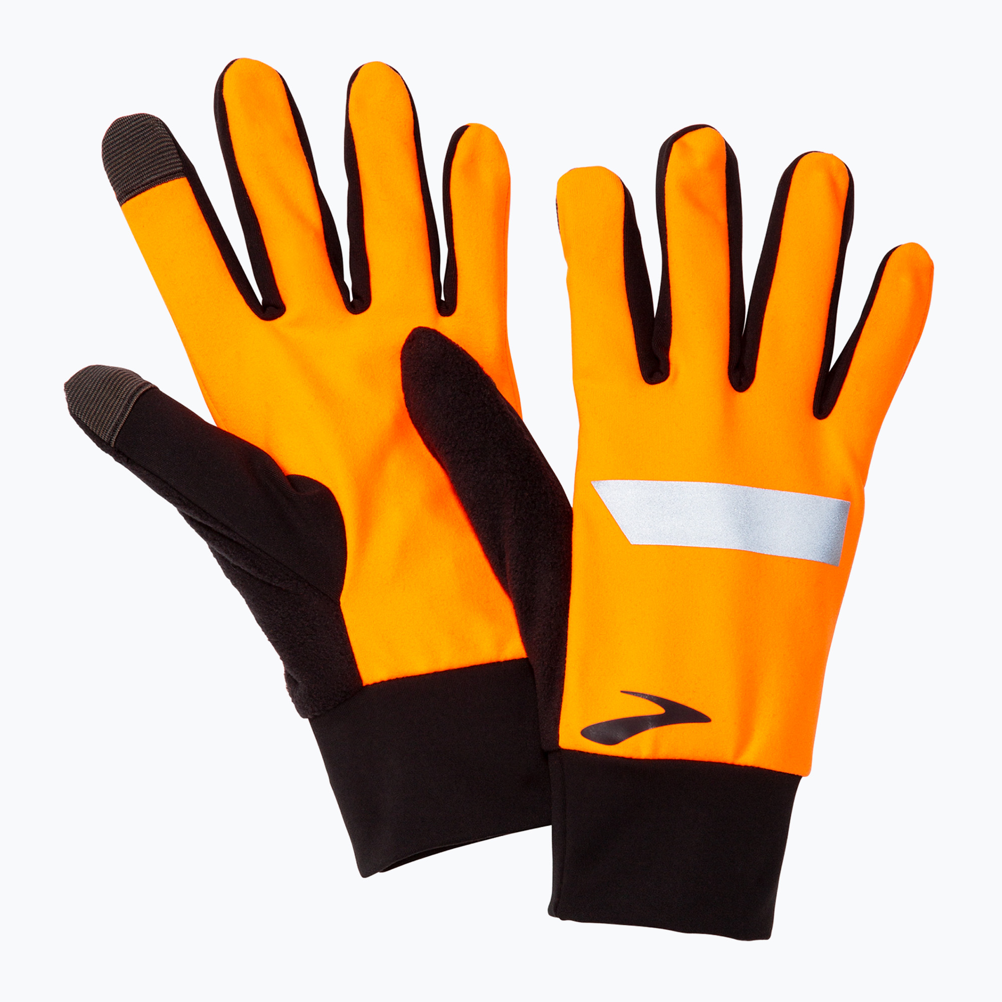 Brooks Fusion Midweight Glove 2.0 fluoro flash/schwarz Laufhandschuh (Fusion Midweight Glove 2.0 280525829.035)