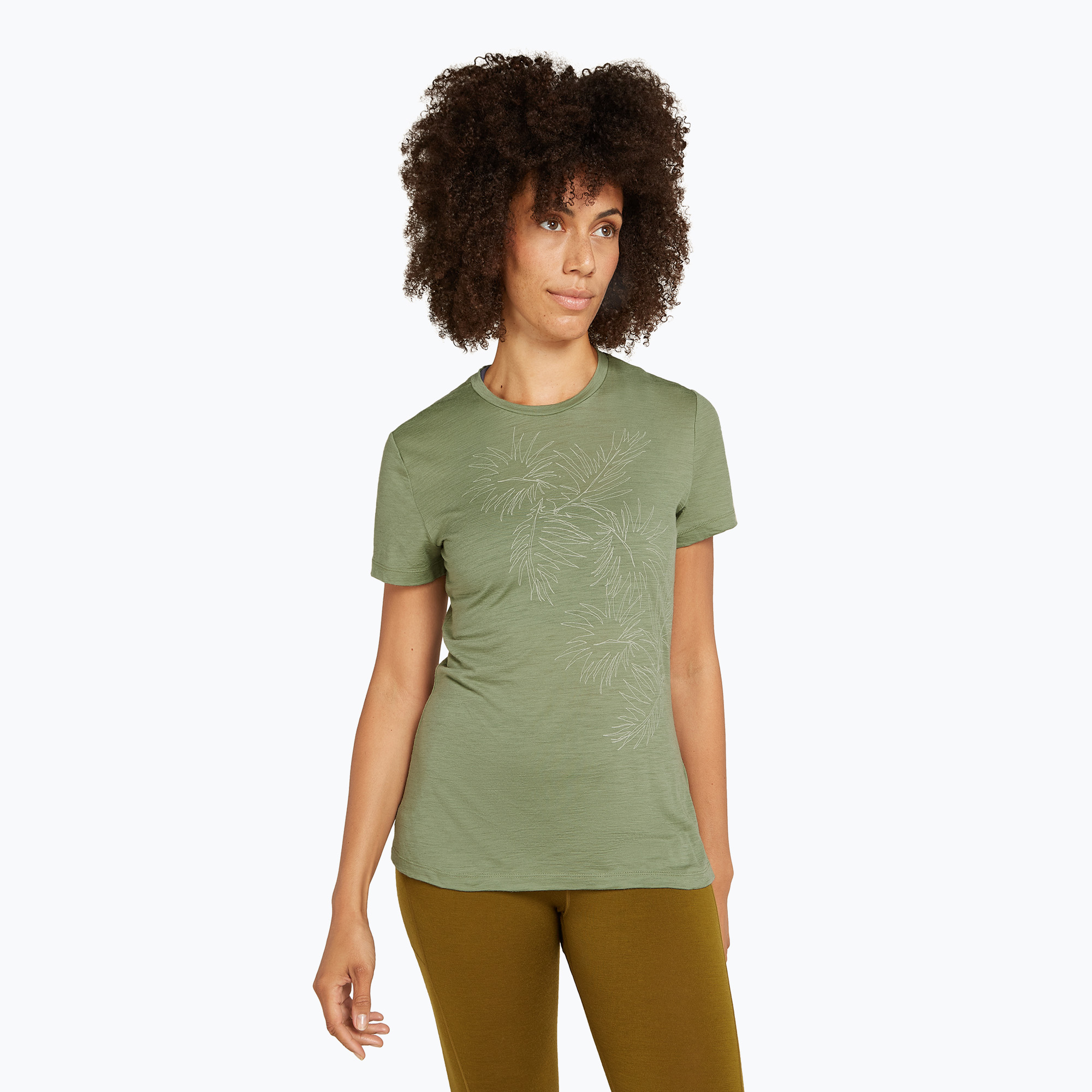 Icebreaker Merino 150 Tech Lite Winter Floral Flechten-Trekking-Shirt für Damen (Merino 150 Tech Lite Winter Floral IB0A5744A741)