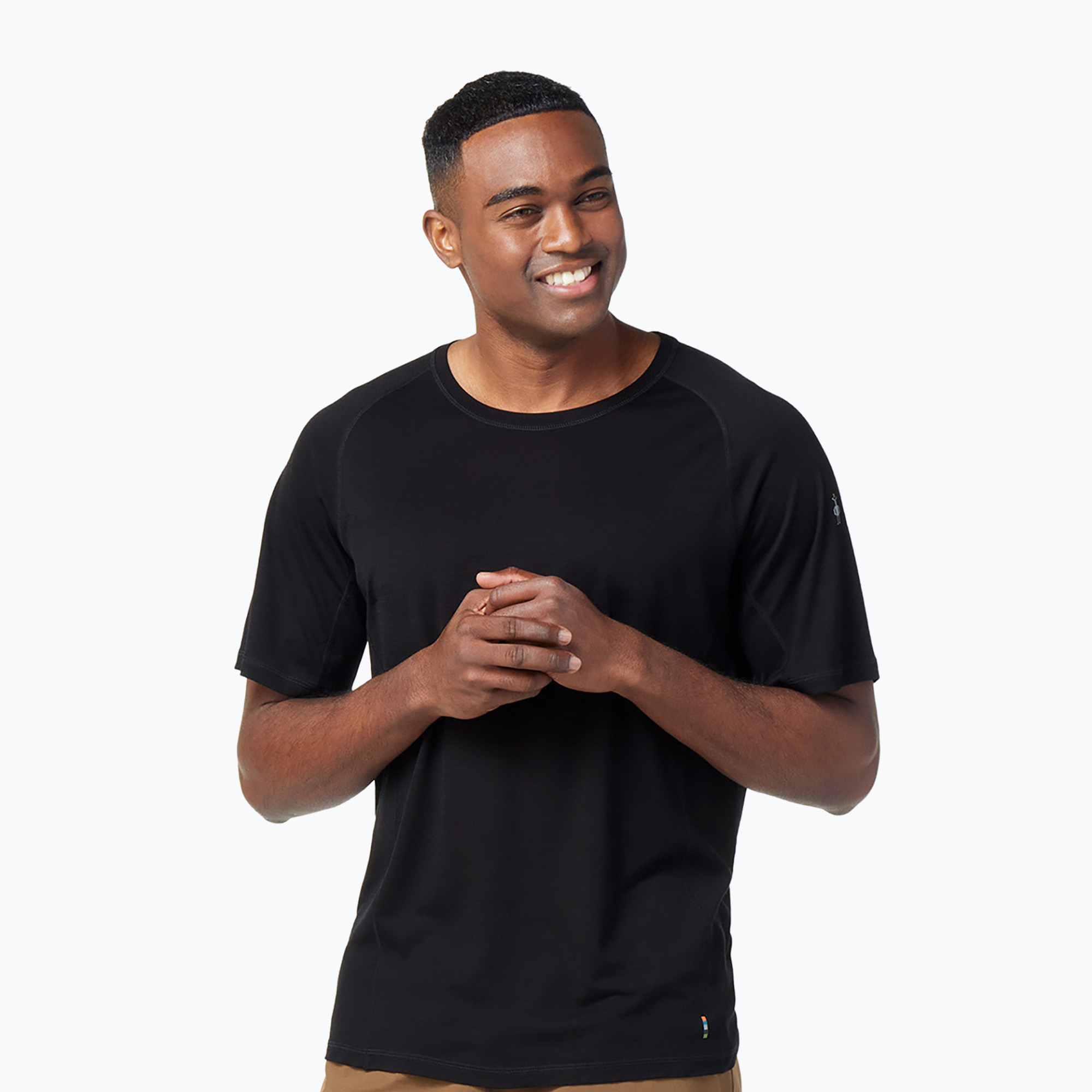 Herren Smartwool Merino Sport 120 Thermo-T-Shirt schwarz 16544 (Merino Sport 120 SW016544001)