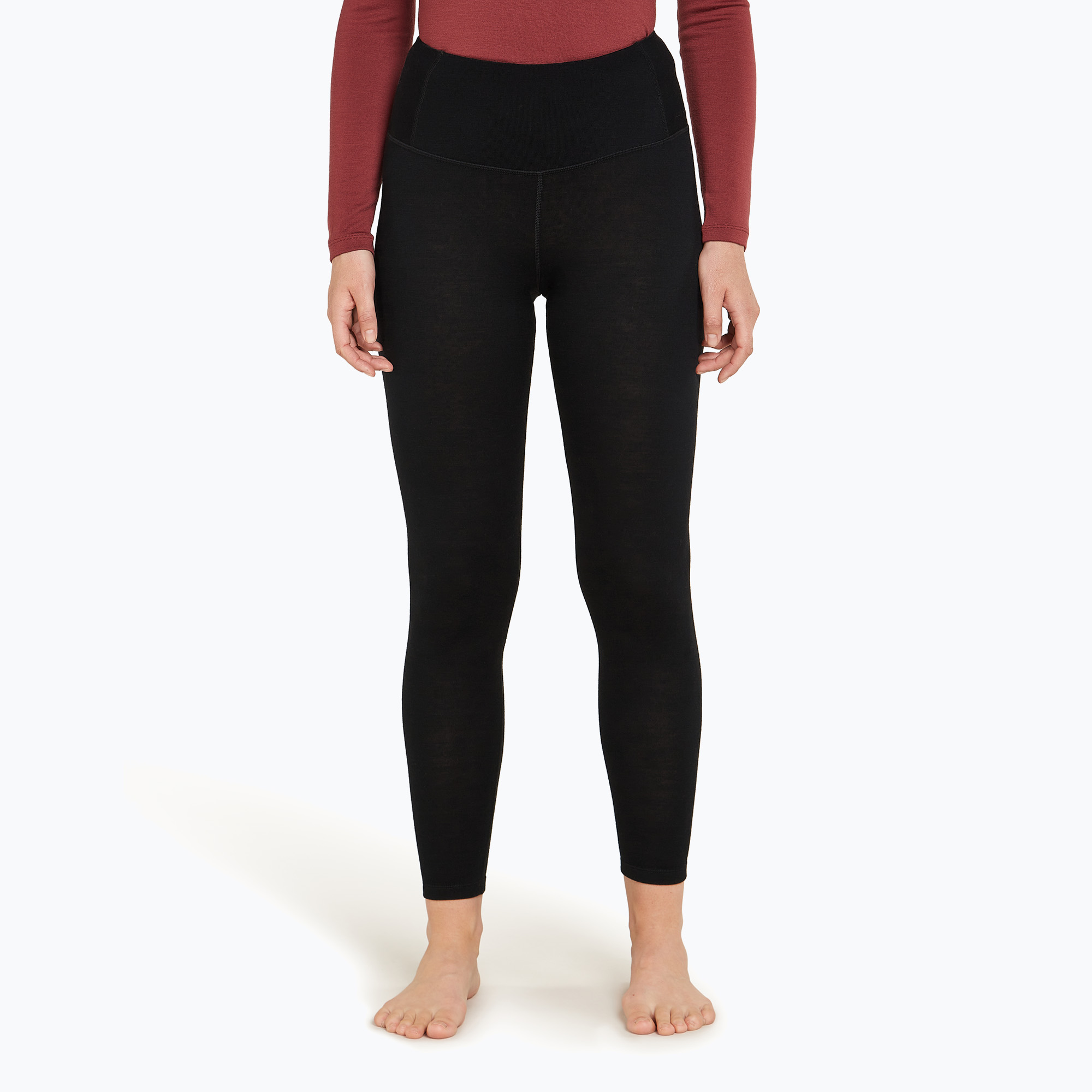 Icebreaker Damen-Thermohose Merino 260 Tech High Rise Leggings schwarz (Merino 260 Tech High Rise Leggings IB0A57260011)