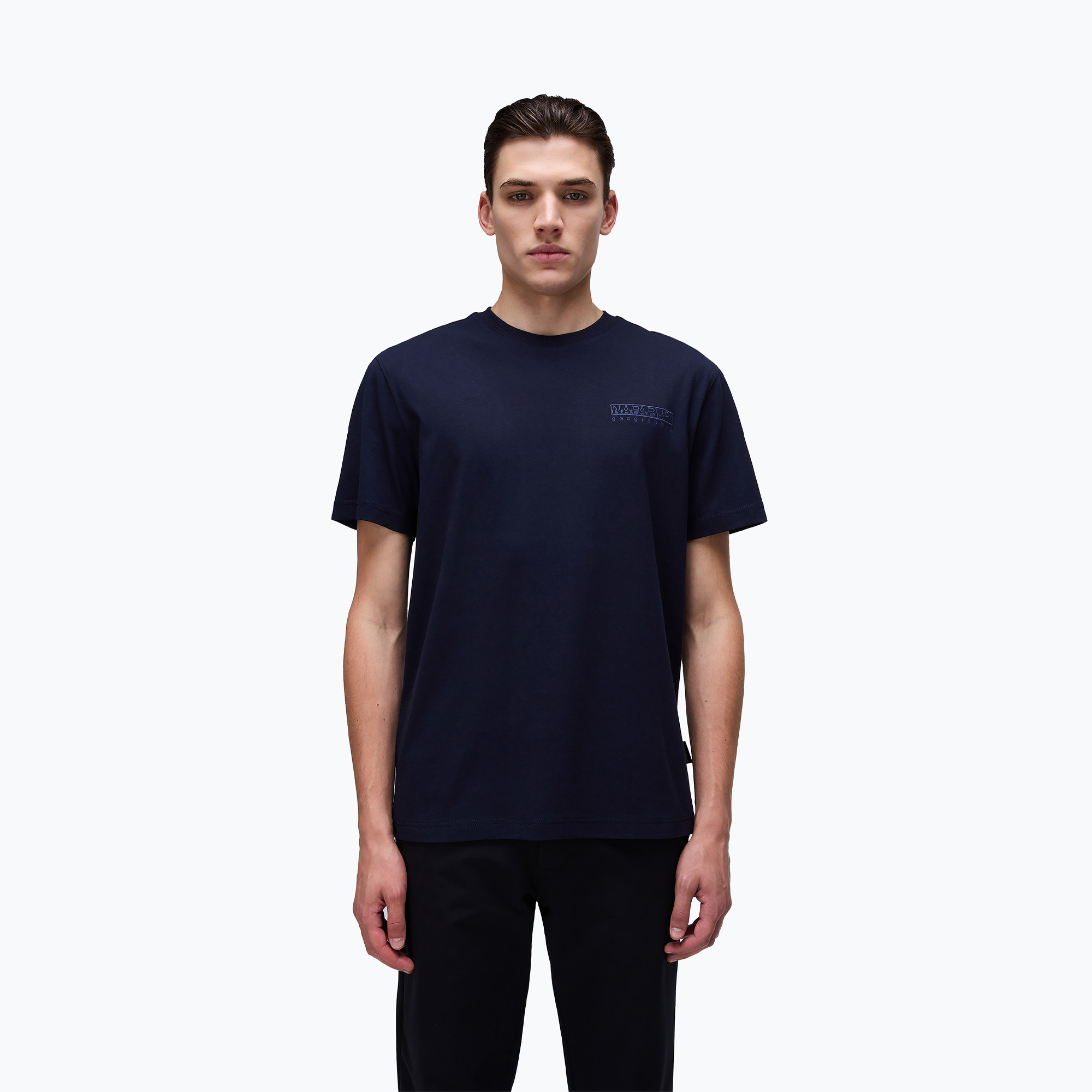 Herren Napapijri S-Kander blu marine T-shirt (S-Kander SS NP0A4I9U1761)