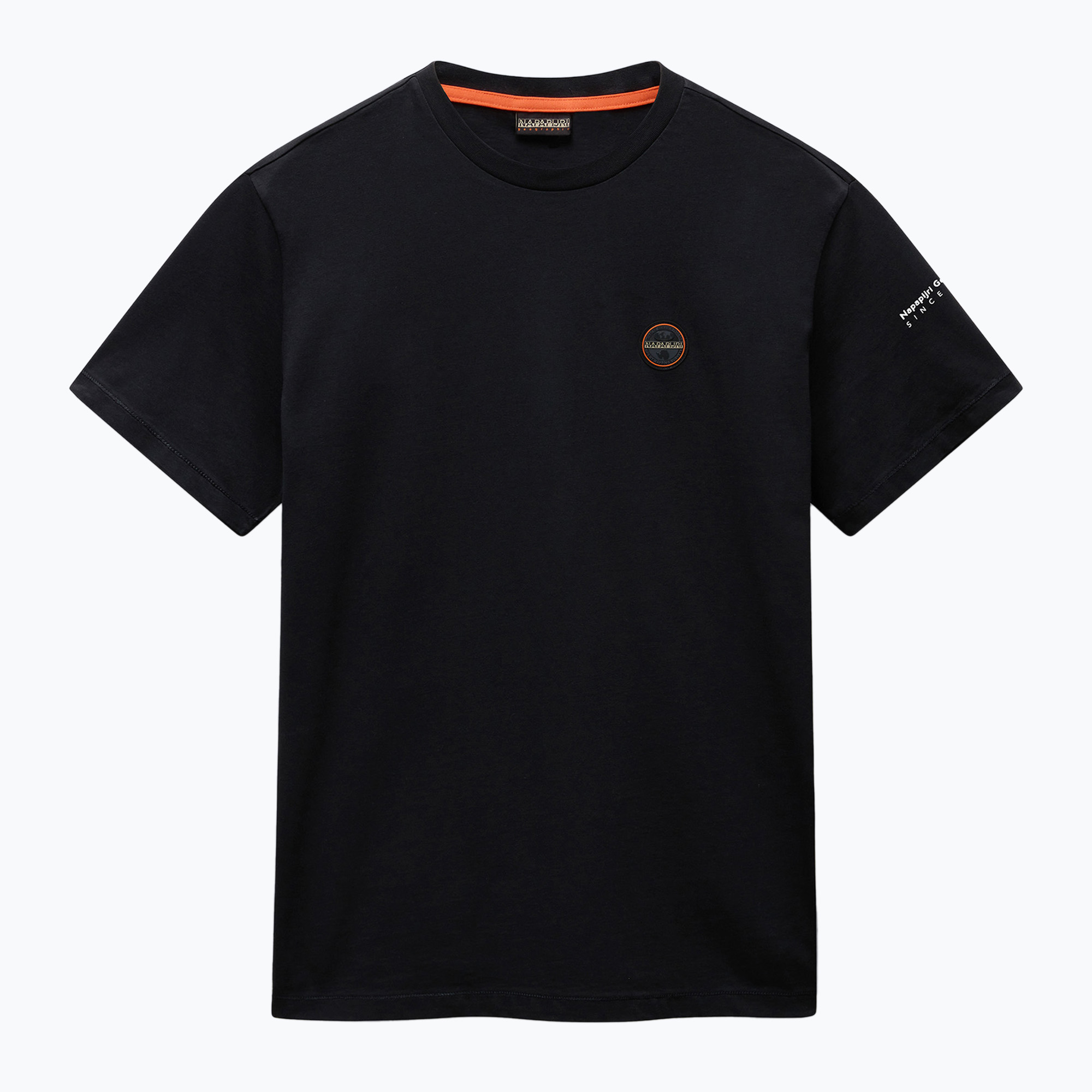 Herren Napapijri S-Badge T-shirt schwarz 041 (S-Badge SS NP0A4I3N0411)