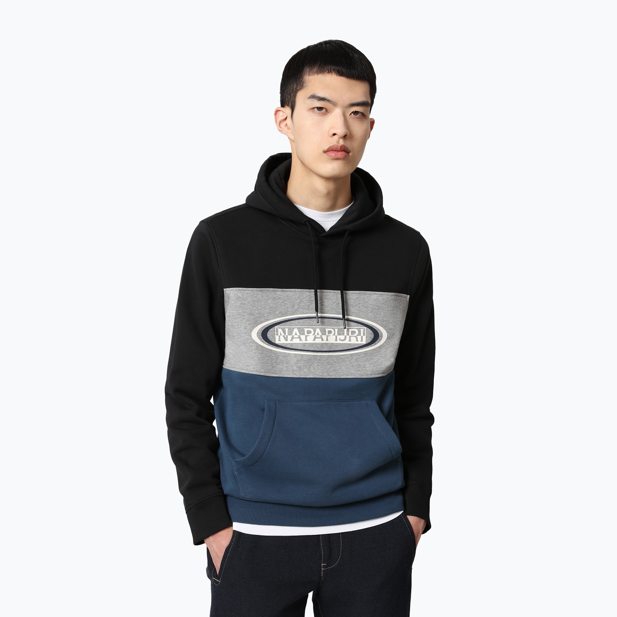 Herren Sweatshirt Napapijri NP0A4FQO azul (NP0A4FQO)
