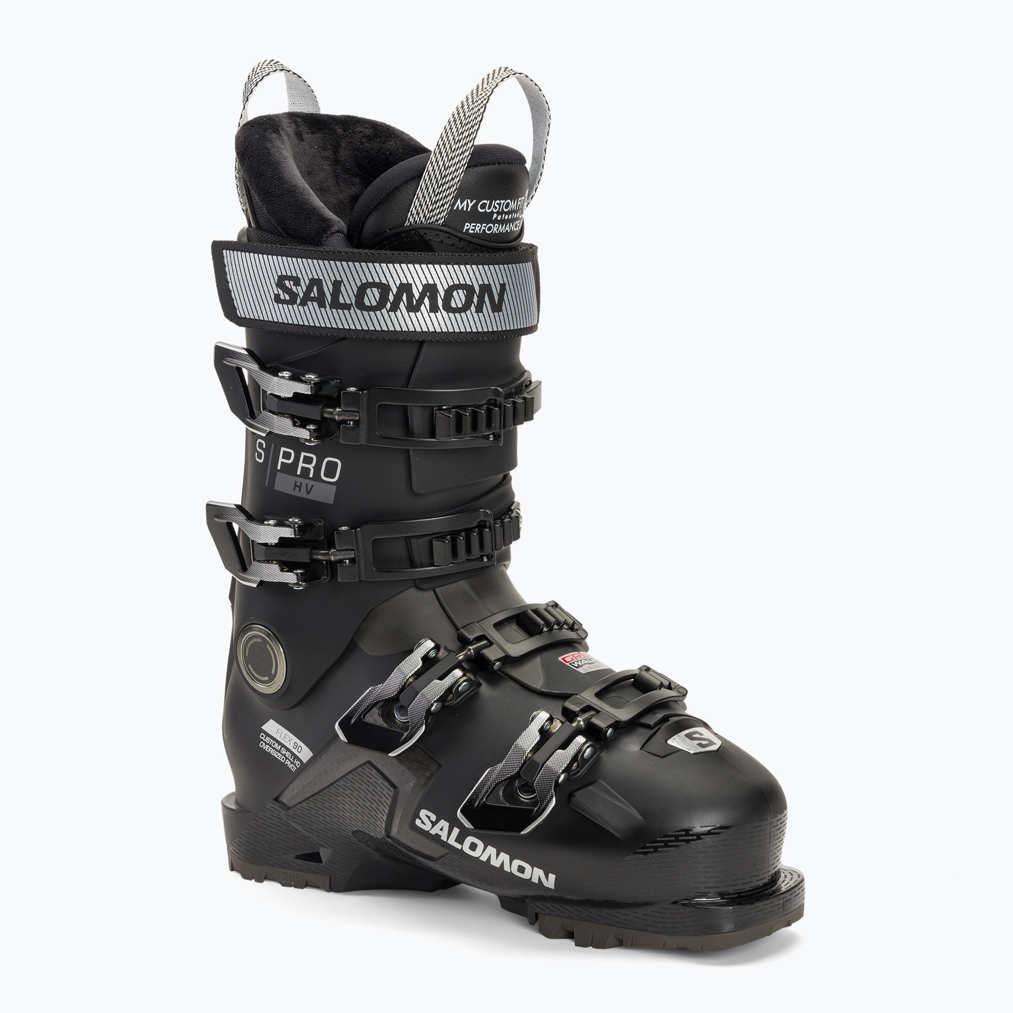 Damen Skischuhe Salomon S Pro HV 90 W schwarz/silber met./beluga (S/Pro HV 90 W GW L47344200)