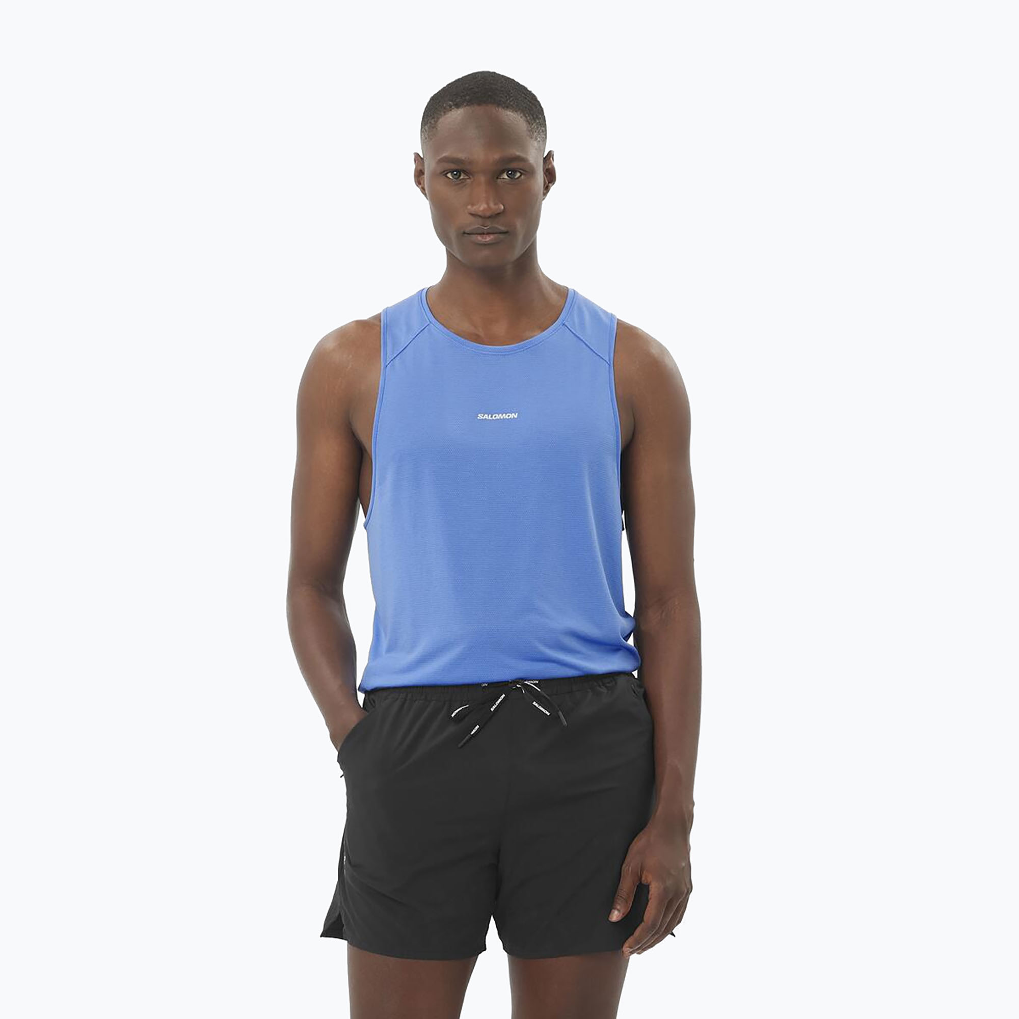 Lauf Tank Top Herren Salomon SHAKEout Core Tank ultramarine (Shakeout Core Tank LC2425000)