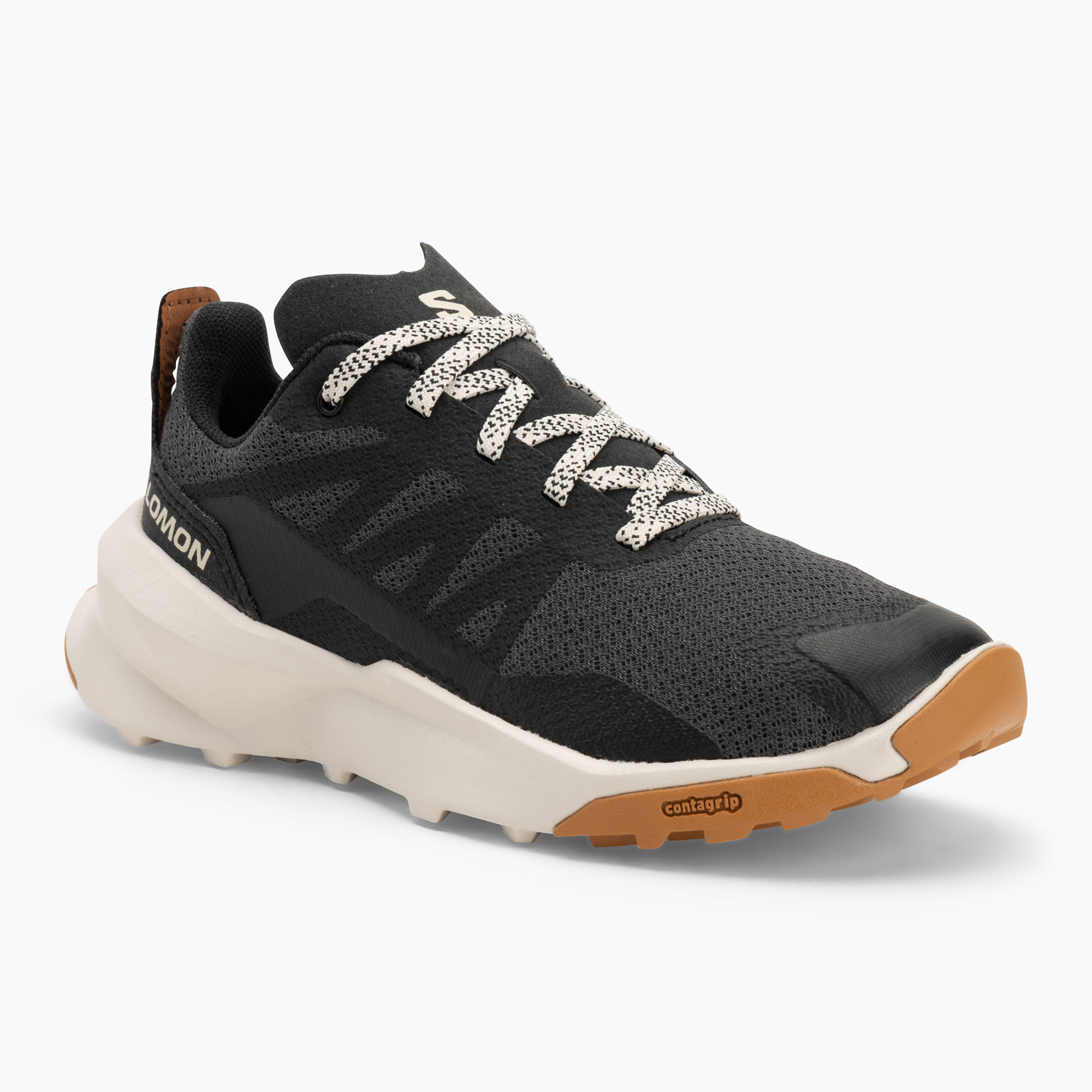 Wanderschuhe Kinder Salomon Patrol asphalt/rainy day/pecan brown (Patrol L47736600)