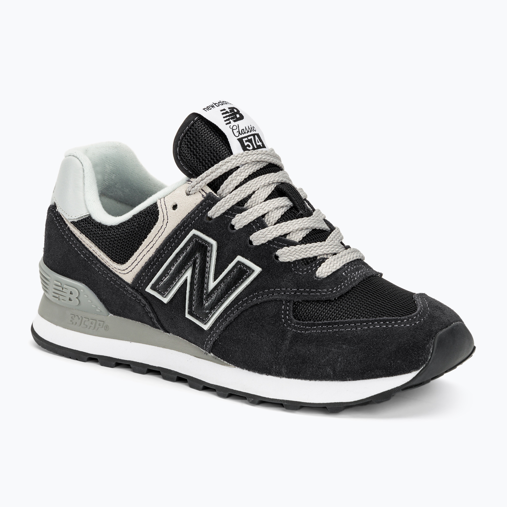 New Balance Damen Schuhe WL574 schwarz (WL574 WL574EVB)