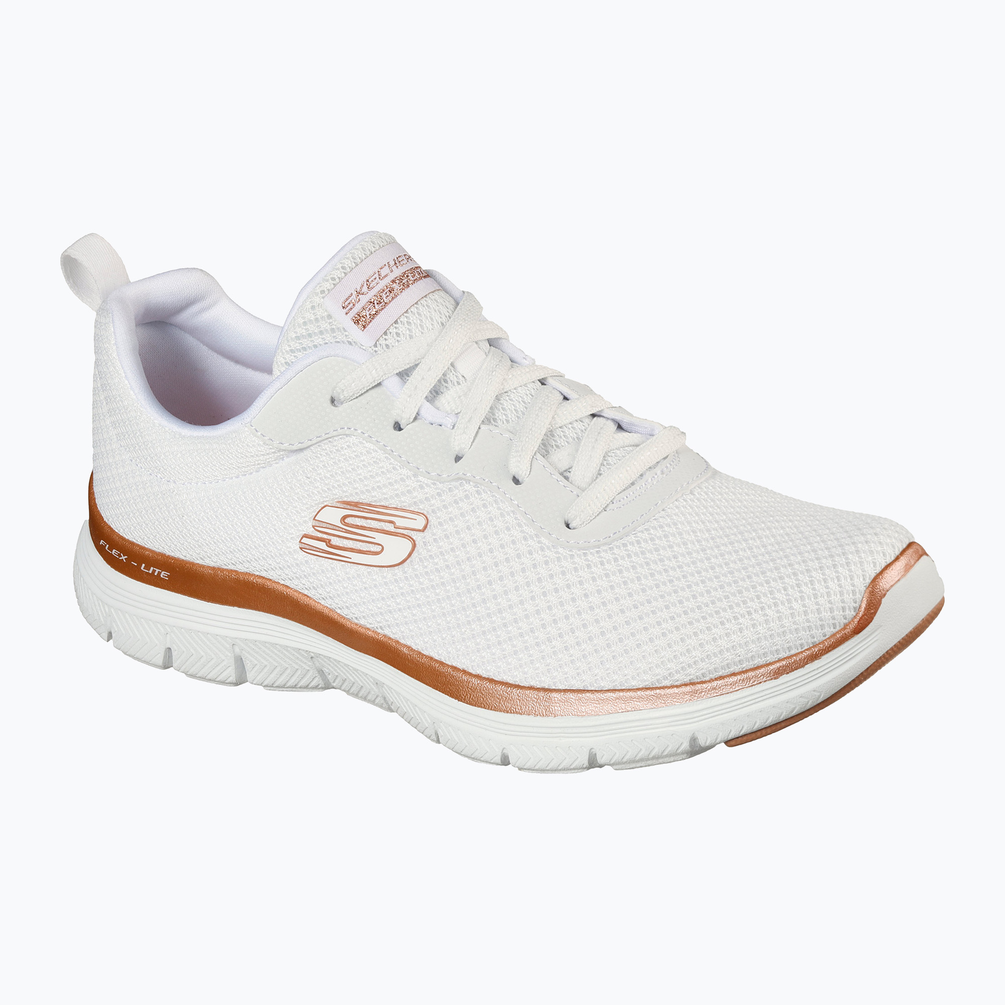 Schuhe Damen SKECHERS Flex Appeal 4.0 Brilliant View white (Flex Appeal 4.0 Brilliant View 149303 WTRG)