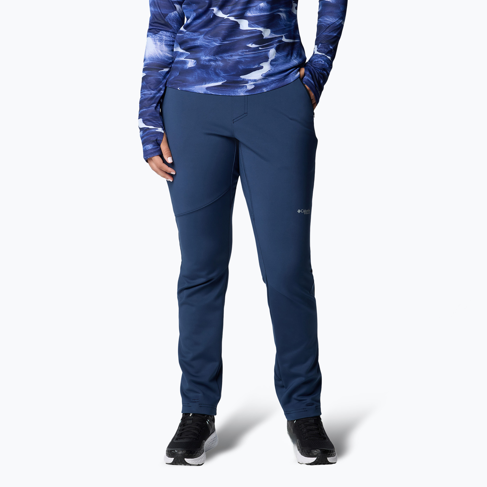 Damen-Trekkinghose Columbia Vast Canyon High collegiate navy (Vast Canyon High 2105831464)