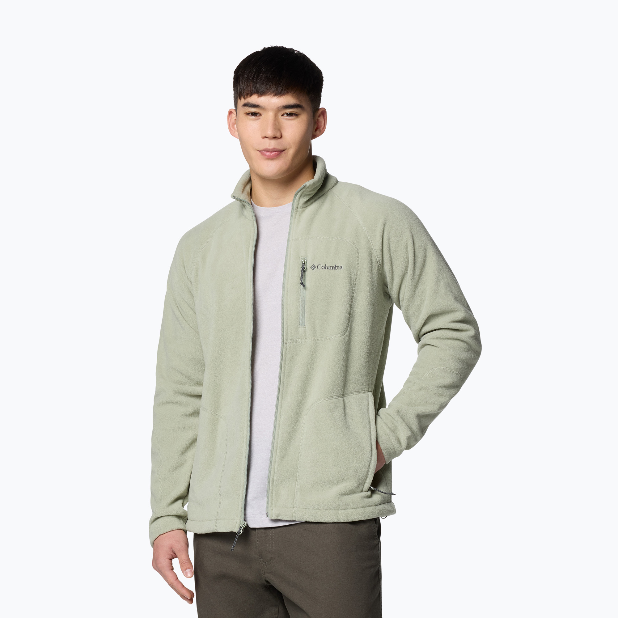 Fleece Sweatshirt Herren Columbia Fast Trek II safari